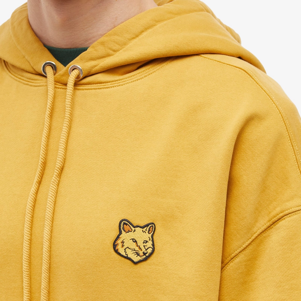 Maison Kitsune Tonal Fox Head Patch Oversize Hoodie Trench